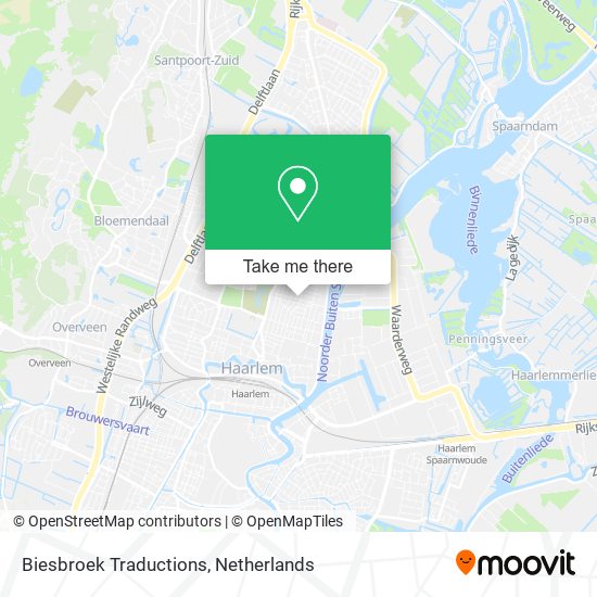 Biesbroek Traductions map