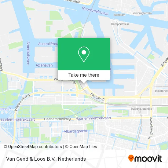 Van Gend & Loos B.V. map