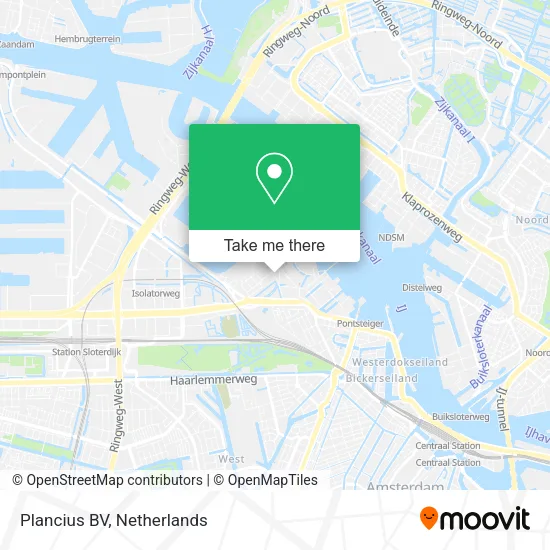 Plancius BV map