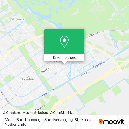 Masih Sportmassage, Sportverzorging, Stoelmas Karte