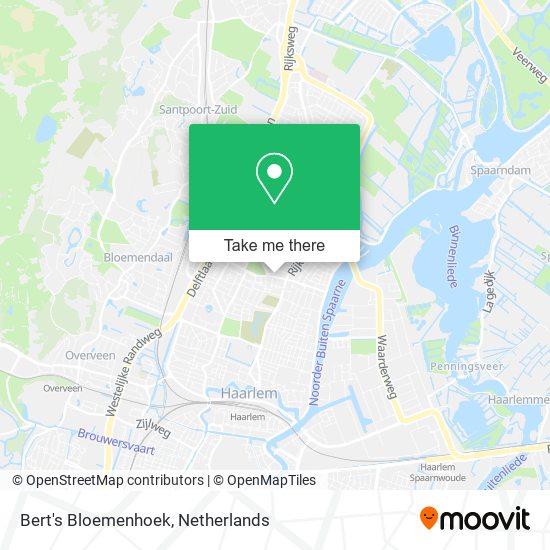 Bert's Bloemenhoek Karte