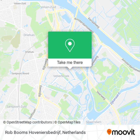 Rob Booms Hoveniersbedrijf map