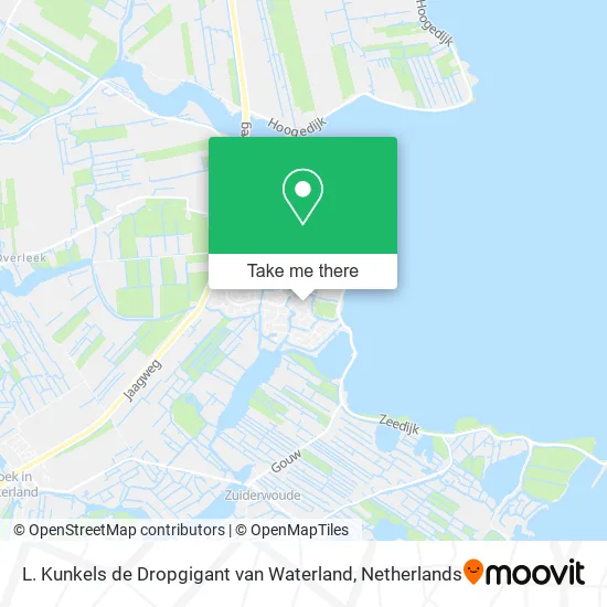 L. Kunkels de Dropgigant van Waterland map