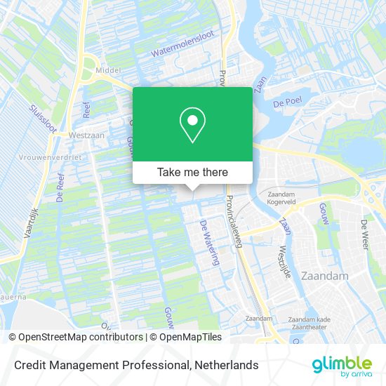 Credit Management Professional map