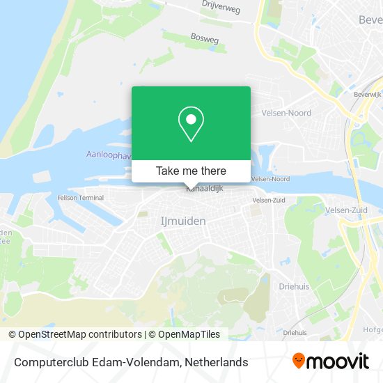 Computerclub Edam-Volendam map