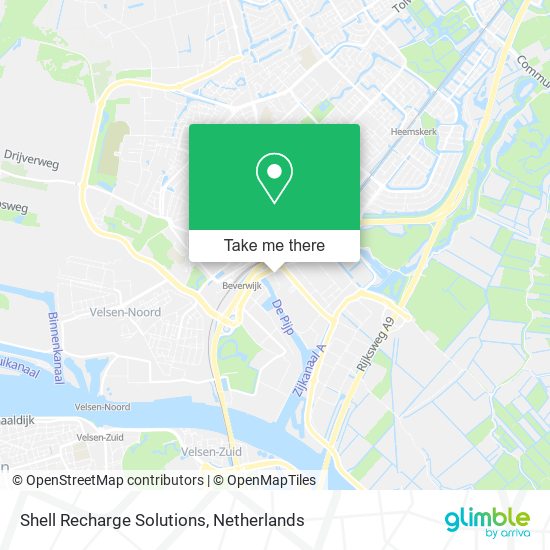 Shell Recharge Solutions map