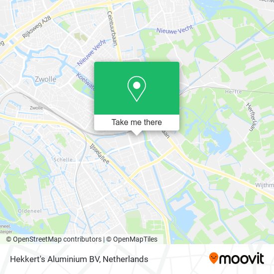 Hekkert's Aluminium BV map