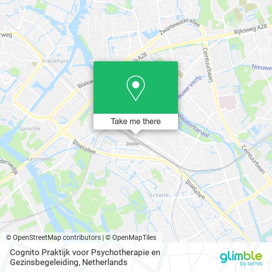 Cognito Praktijk voor Psychotherapie en Gezinsbegeleiding Karte