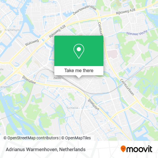 Adrianus Warmenhoven map