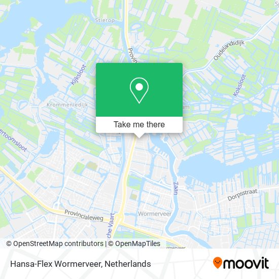 Hansa-Flex Wormerveer map