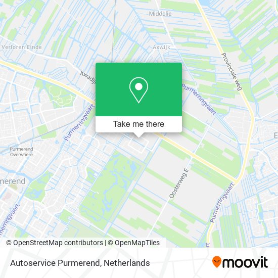 Autoservice Purmerend map