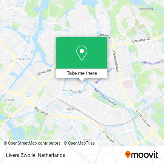 Livera Zwolle map