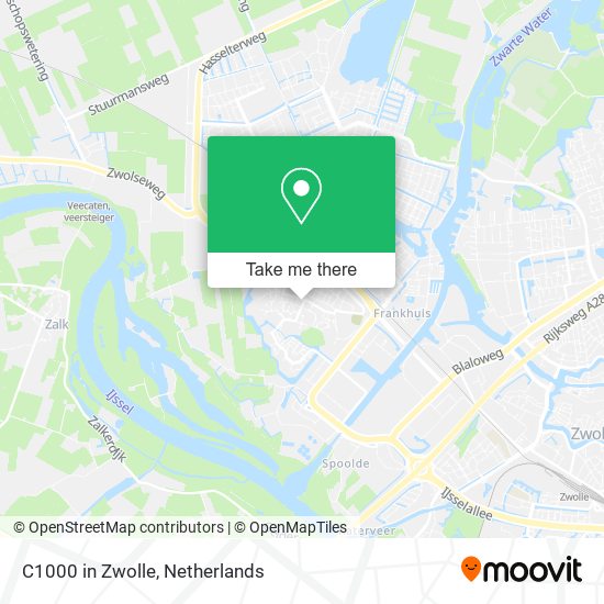 C1000 in Zwolle map