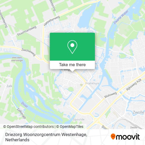 Driezorg Woonzorgcentrum Westenhage map