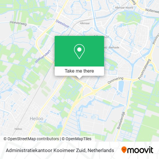 Administratiekantoor Kooimeer Zuid Karte