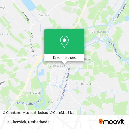 De Vlaswiek map