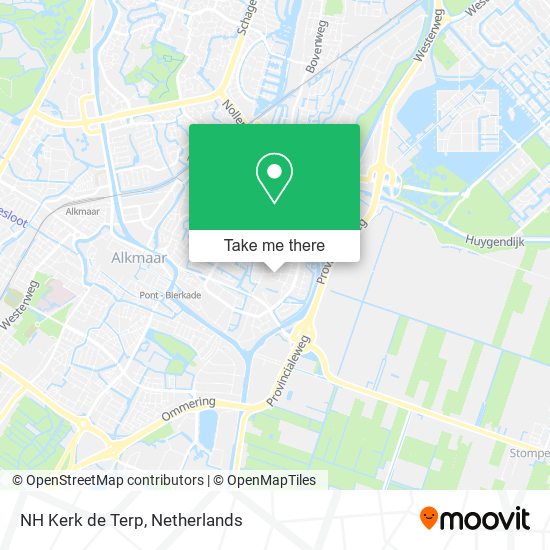 NH Kerk de Terp map