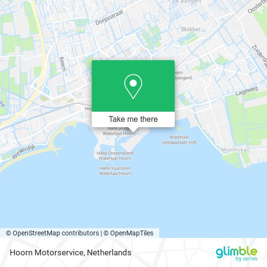 Hoorn Motorservice map
