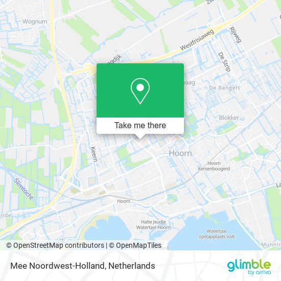 Mee Noordwest-Holland Karte