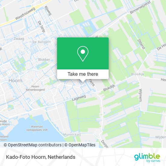 Kado-Foto Hoorn map