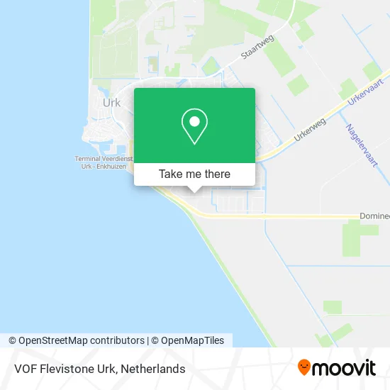 VOF Flevistone Urk map