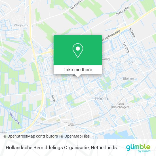 Hollandsche Bemiddelings Organisatie Karte