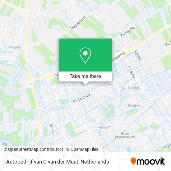 Autobedrijf van C van der Maat map