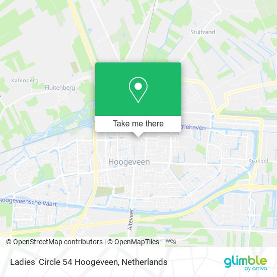 Ladies' Circle 54 Hoogeveen map