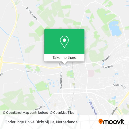 Onderlinge Univé Dichtbij Ua map