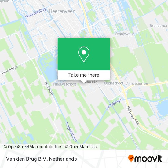 Van den Brug B.V. map
