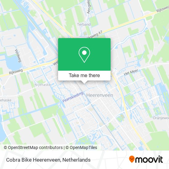 Cobra Bike Heerenveen map