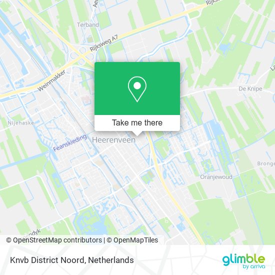 Knvb District Noord map