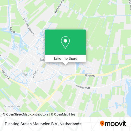 Planting Stalen Meubelen B.V. map