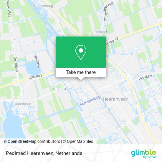 Pedimed Heerenveen map