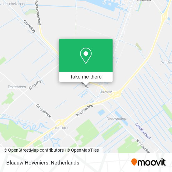 Blaauw Hoveniers map