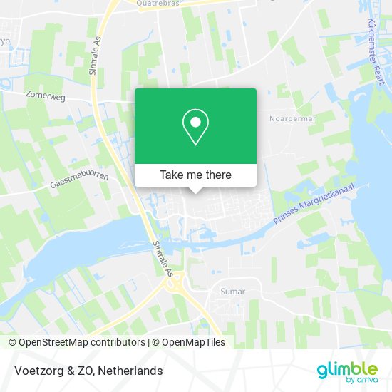 Voetzorg & ZO map