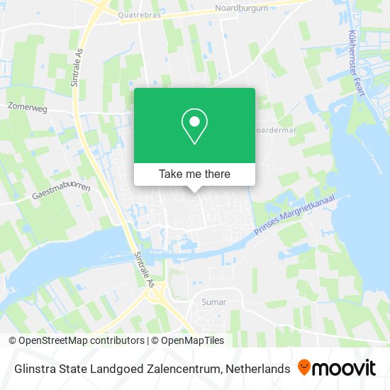 Glinstra State Landgoed Zalencentrum map