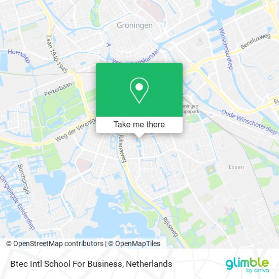 Btec Intl School For Business map