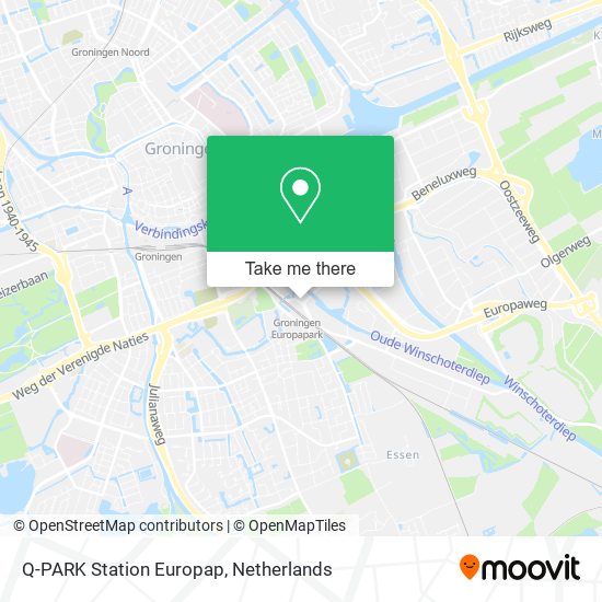 Q-PARK Station Europap Karte