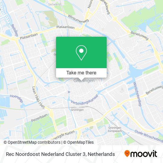 Rec Noordoost Nederland Cluster 3 map