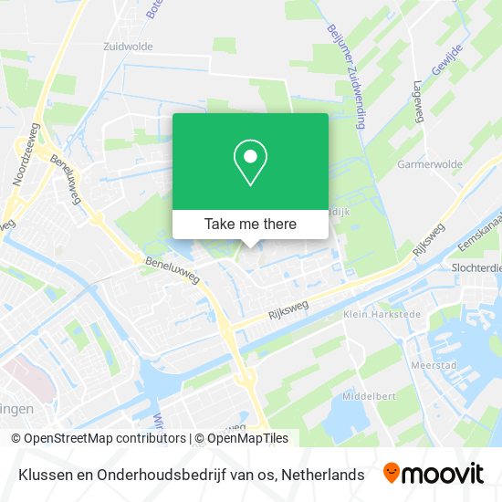 Klussen en Onderhoudsbedrijf van os map