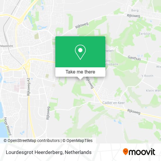 Lourdesgrot Heerderberg map