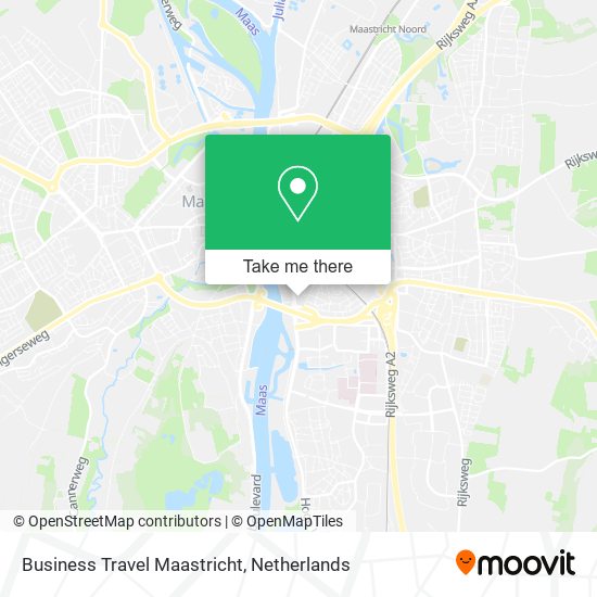 Business Travel Maastricht map