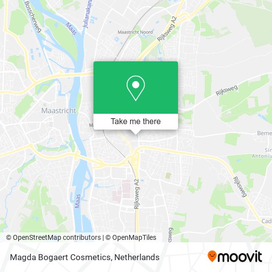 Magda Bogaert Cosmetics map