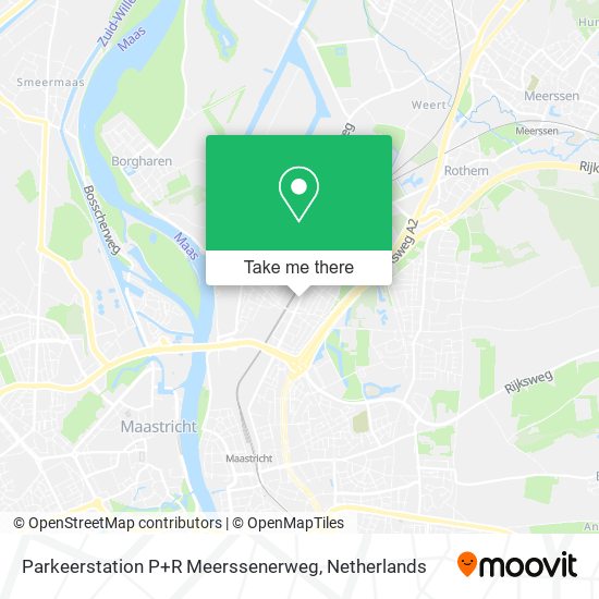 Parkeerstation P+R Meerssenerweg map