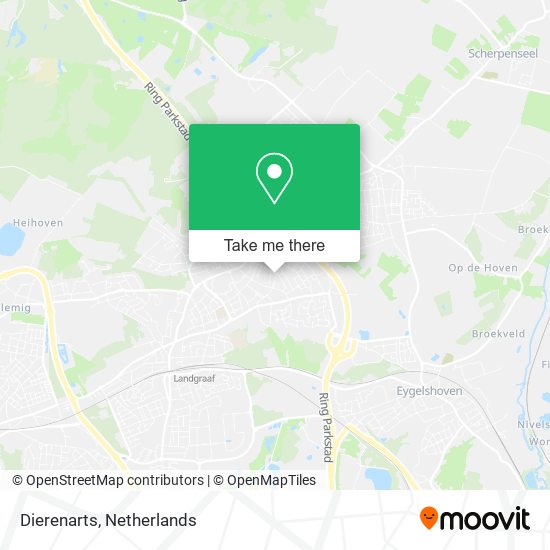 Dierenarts map