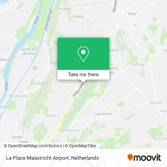 La Place Maastricht Airport map