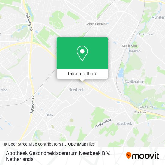 Apotheek Gezondheidscentrum Neerbeek B.V. map