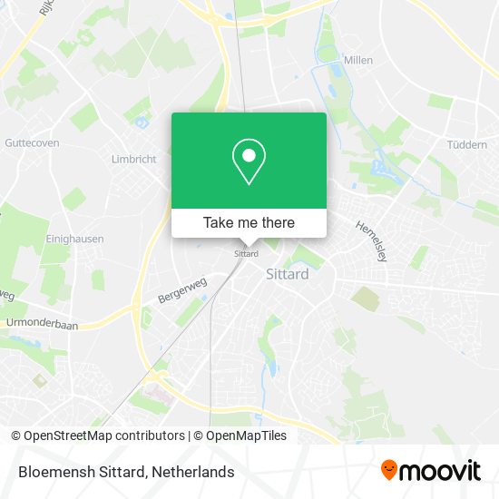 Bloemensh Sittard map