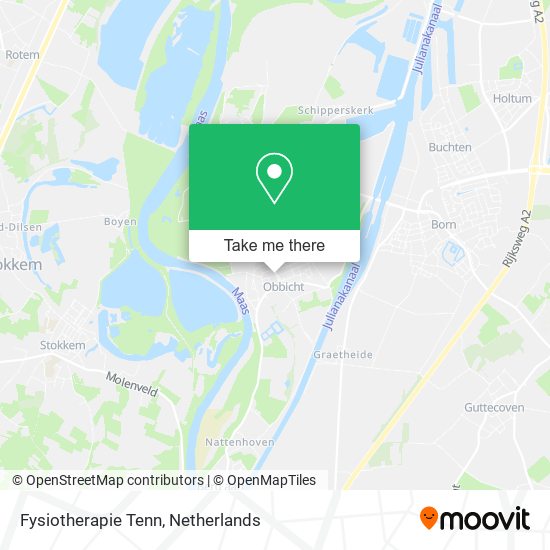 Fysiotherapie Tenn map